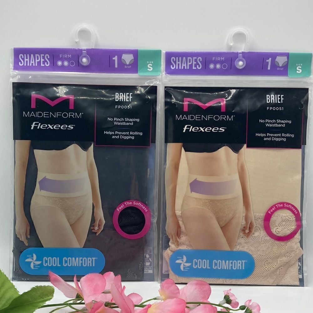 Women’s Maidenform Shapewear Form Briefs Firm Underwear Panties Size S